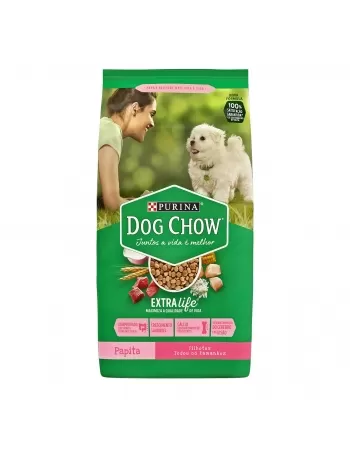 Ração Seca Dog Chow Extra Life Papita 20Kg