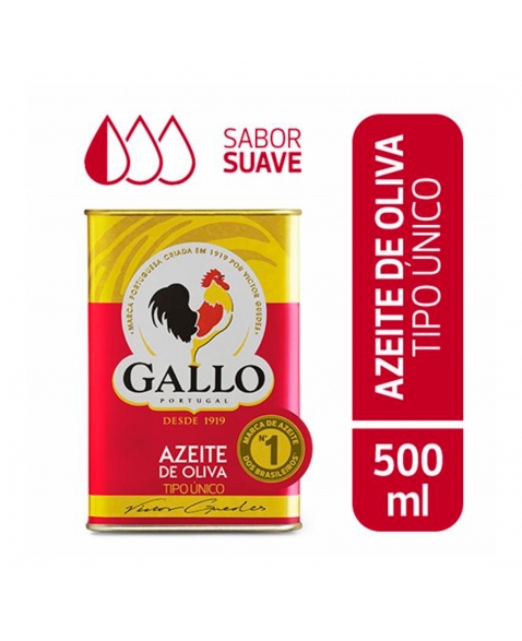 Azeite De Oliva Tipo Único Gallo Lata 500Ml