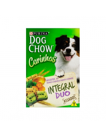 Biscoito Dog Chow Carinhos Integral Duo Para Cães Médios E Grandes 500G