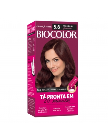 Tinta De Cabelo Biocolor Mini Kit Vermelho Glamour 5.6