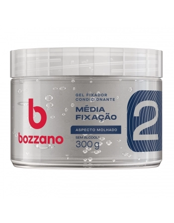 Gel Condicionador Fixador Bozzano Brilho Molhado 300G