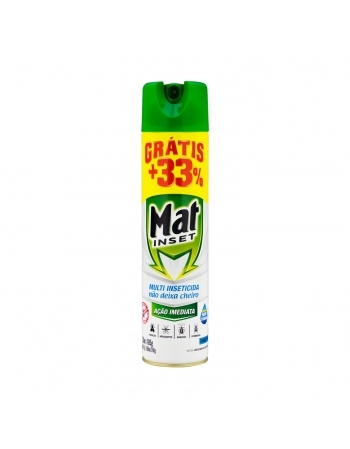 Mat Inset Aerossol Multi Sem Cheiro 360Ml Grátis 33%