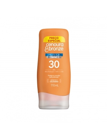 Protetor Solar Fps 30 Cenoura E Bronze 110Ml - Promo