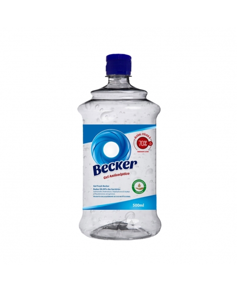 Álcool Em Gel Fresh 70% Para Mãos Becker 500Ml