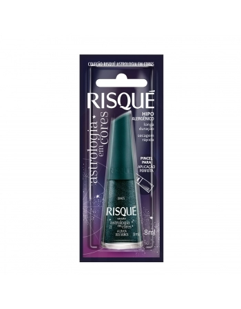 Esmalte Risqué A Louca Dos Signos Metálico 8Ml - Caixa Com 6 Unidades Blister