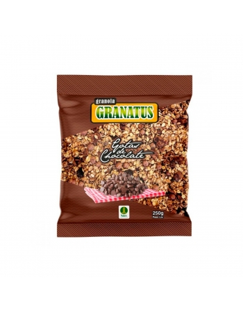 Granola Granatus Passas E Gotas De Chocolate 250G