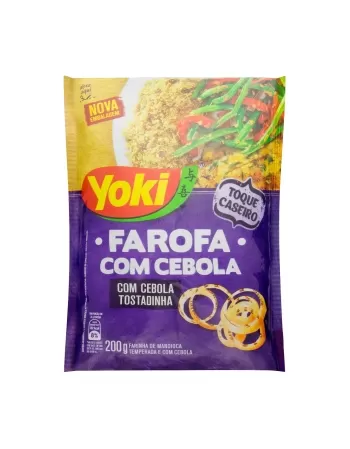 Farofa Com Pedaços De Cebola Yoki 200G