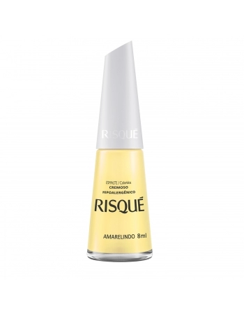 Esmalte Risqué Coloridos Cremosos Amarelindo 8Ml - Caixa Com 6 Unidades Nu