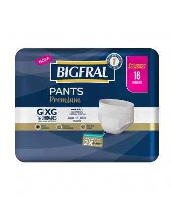 Fralda Bigfral Pants Econômica G/Xg - Com 16 Unidades
