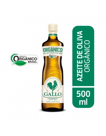 Azeite De Oliva Extra Virgem Orgânico Gallo Vidro 500Ml