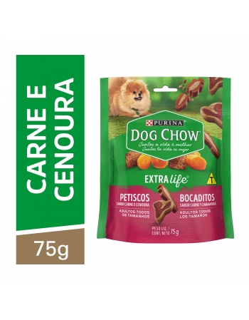 Biscoito Dog Chow Carinhos Mix Carne E Cenoura 75G