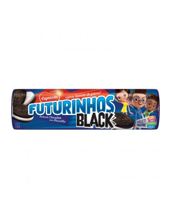 Biscoito Recheado Black Futurinhos Capriche 130G