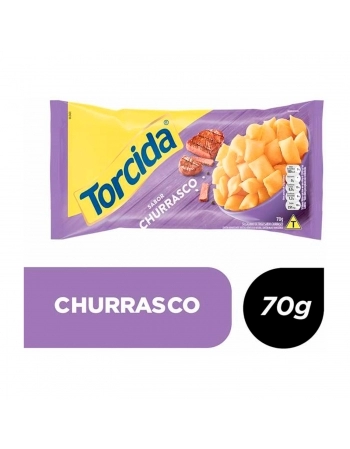 Salgadinho Churrasco Torcida 70G