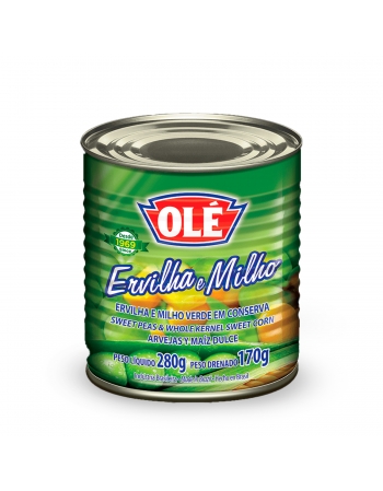 Ervilha E Milho Em Lata Olé 170G