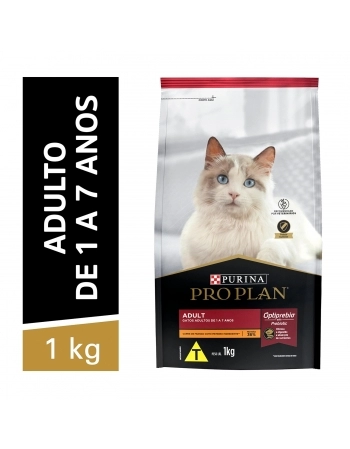 Ração Seca Proplan Para Gatos Adultos - Sabor Frango E Arroz 1Kg