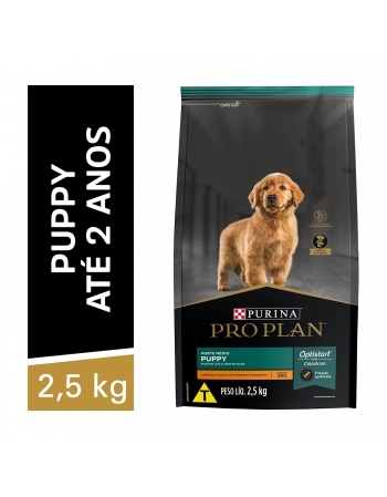 Ração Seca Proplan Dog Puppy Complete Optistart - Sabor Frango E Arroz 2,5Kg