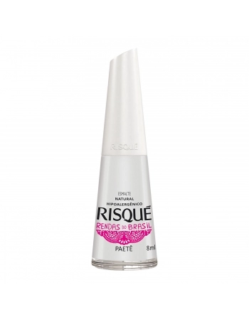 Esmalte Risqué Rendas Do Brasil Paetê 8Ml - Caixa Com 6 Unidades Nu