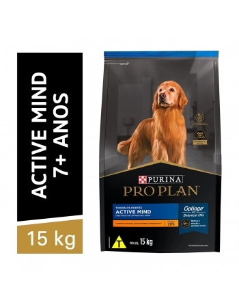 Ração Seca Proplan Dog Active Mind 7+ 15Kg