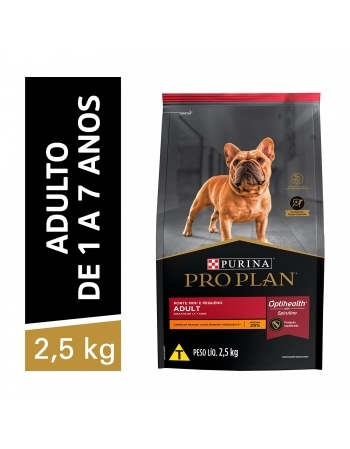 Ração Seca Proplan Para Cães Adultos Small Breed Optilife 2,5Kg