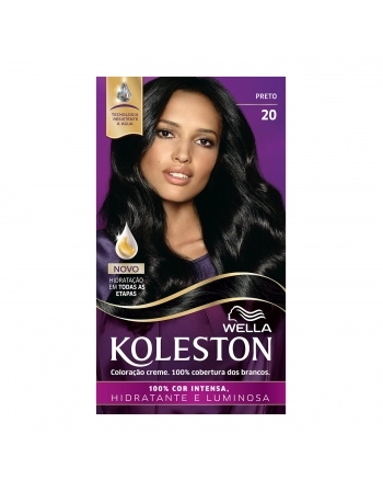 Tinta De Cabelo Koleston Preto 20