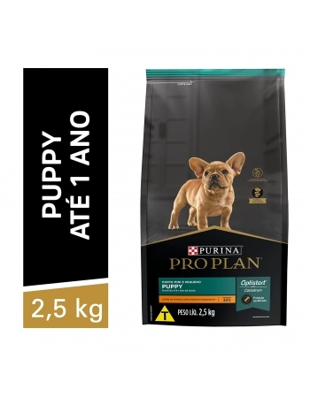 Ração Seca Proplan Dog Puppy Optistart - Porte Mini E Pequeno 2,5Kg