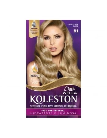 Tinta De Cabelo Koleston Louro Cinza Claro 81