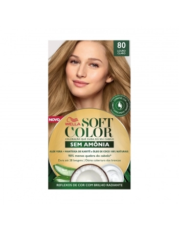 Tinta De Cabelo Soft Color Louro Claro 80