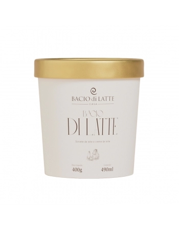 Pote Gelato Leite Bacio di Latte 490ml