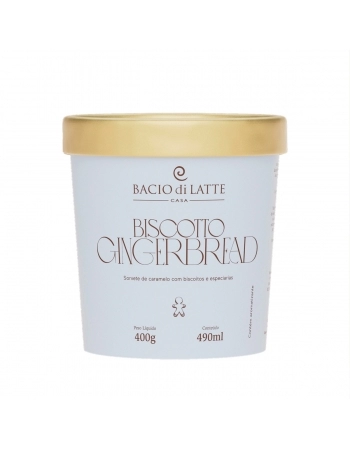 Pote Gelato Biscotto Bacio di Latte 490ml