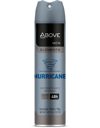 Desodorante Aerosol Masculino Elements Hurricane Above 150ml