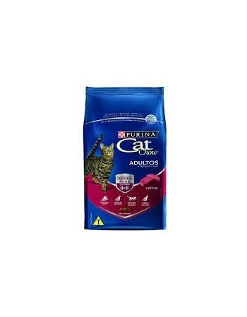 Ração Seca Cat Chow Adulto - Sabor Carne 2,7Kg