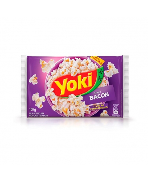 Popcorn Micro-Ondas Bacon Yoki 100G