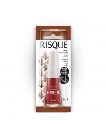 Esmalte Risqué Cremoso Tamara Com 8Ml - Caixa Com 6 Unidades Blister