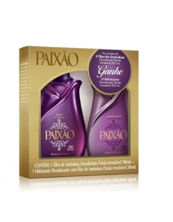 Kit óleo de Amêndoas Paixão + Hidratante Irresistível 200ml