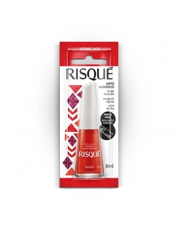 Esmalte Risqué Cremoso Desejo 8Ml - Caixa Com 6 Unidades Blister