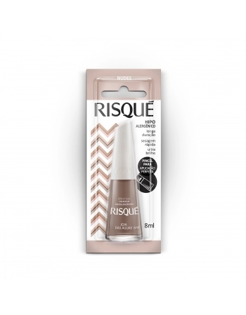 Esmalte Risqué Nude Cremosos Joia Das Águas 8Ml - Caixa Com 6 Unidades Blister