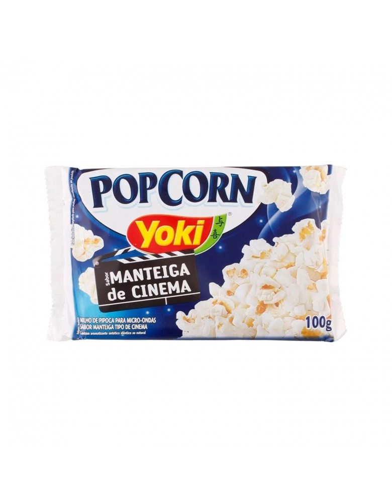 Popcorn Micro-ondas Manteiga Cinema Yoki 100g