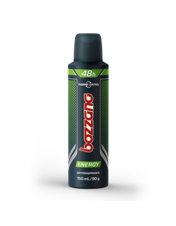 Desodorante Antitranspirante Aerossol Masculino Bozzano Energy 150Ml