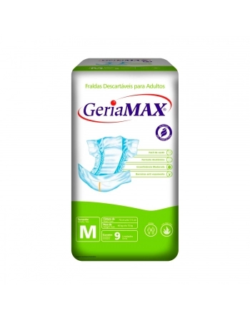 Fralda Para Adulto Geriamax M - 9 Unidades
