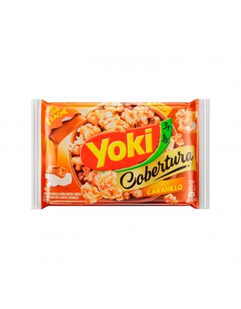 Popcorn Micro-Ondas Cobertura Caramelo Yoki 160G