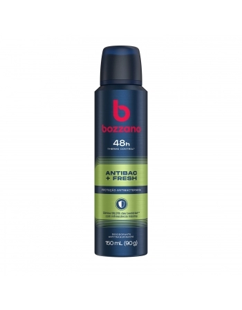 Desodorante Antitranspirante Aerossol Masculino Bozzano Fresh 150Ml