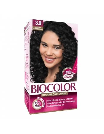 Tintura/Coloração Biocolor Kit Castanho Escuro Chic 3.0