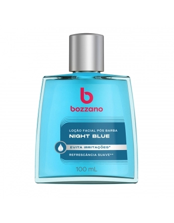 Loção Facial Pós-Barba Bozzano Night Blue 100Ml