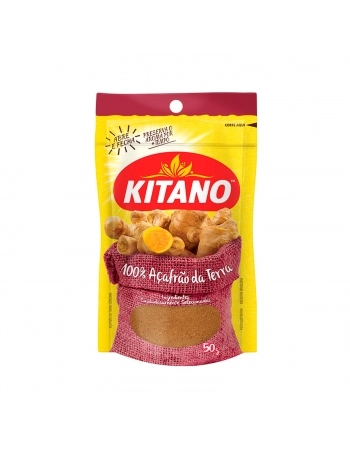Tempero Açafrão Da Terra Cúrcuma Kitano 50G