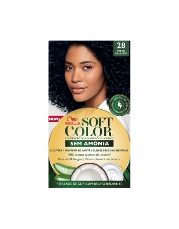 Tinta De Cabelo Soft Color Preto Azulado 28