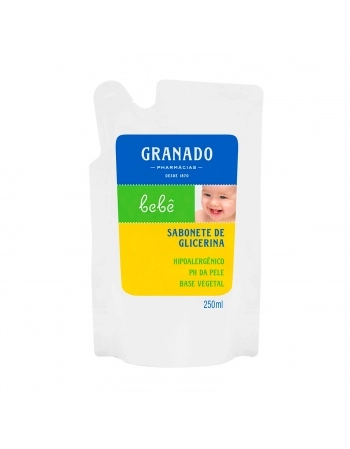 Refil Sabonete Líquido Bebê Glicerina Tradicional Granado 250Ml