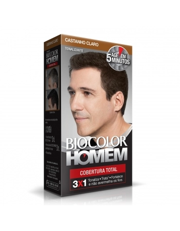Tonalizante Biocolor Homem Castanho Claro