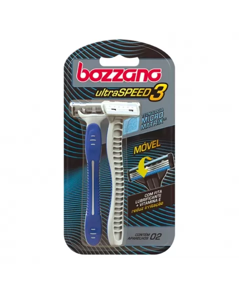 Aparelho Barbear Bozzano Ultra Speed 3 12X12Un