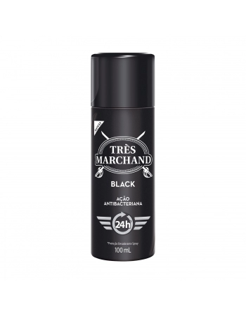 Desodorante Spray Très Marchand Masculino Black 100Ml