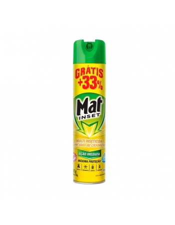 Mat Inset Aerossol Multi Citronela 360Ml Grátis 33%